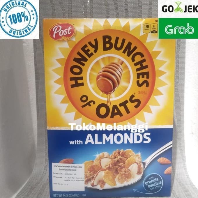 

POST HONEY BUNCHES OF OATS WITH ALMONDS 411GRAM