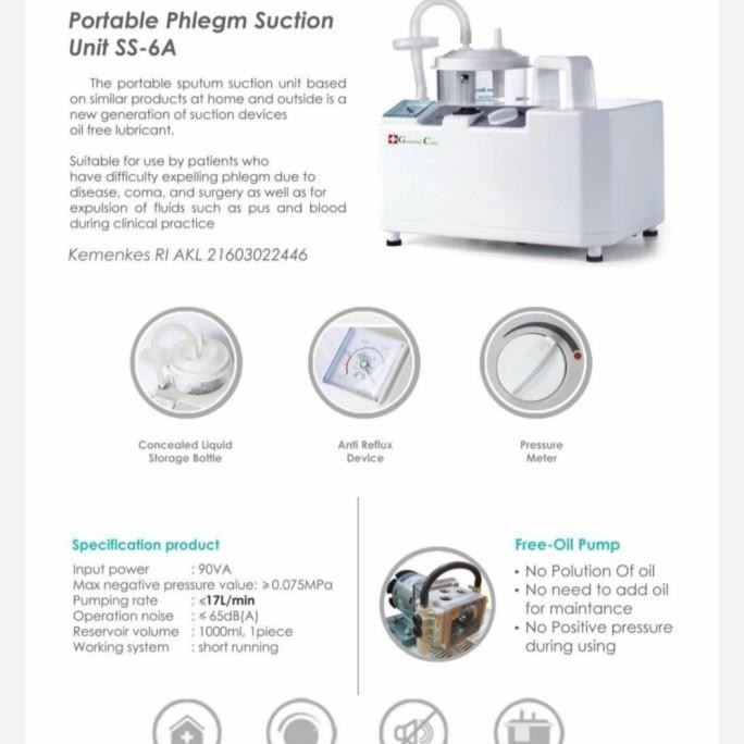 Portable Phlegm Suction Unit Ss-6A