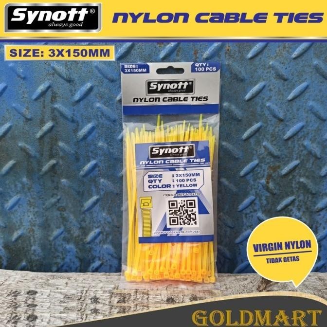 

:=:=:=:=] Kabel Ties 100pcs 3 x 150mm / Synott Nylon Kabel Tie