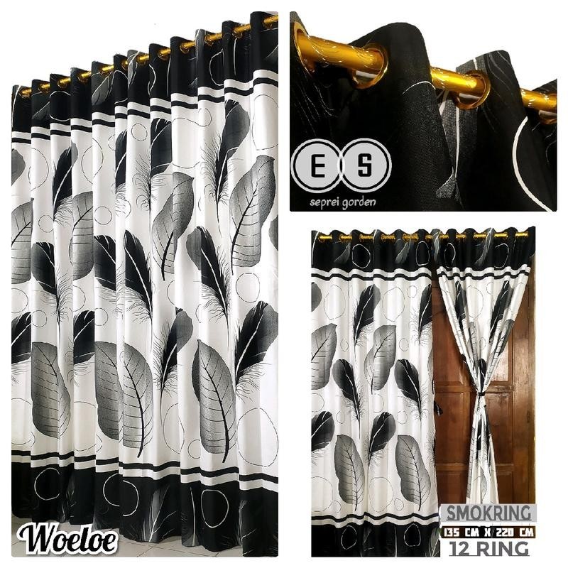 Gorden pintu dan jendela  minimalis wouluo Kain