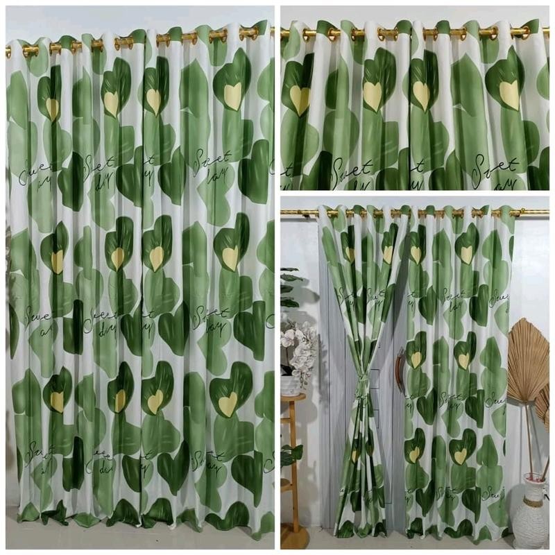 gorden pintu dan jendela minimalis LOVE SOFT Kain