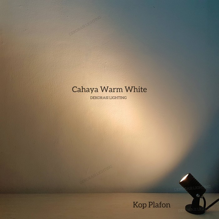LAMPU SOROT LED SPOTLIGHT 7W OUTDOOR WATERPROOF PLAFON TANCEP DEKOR