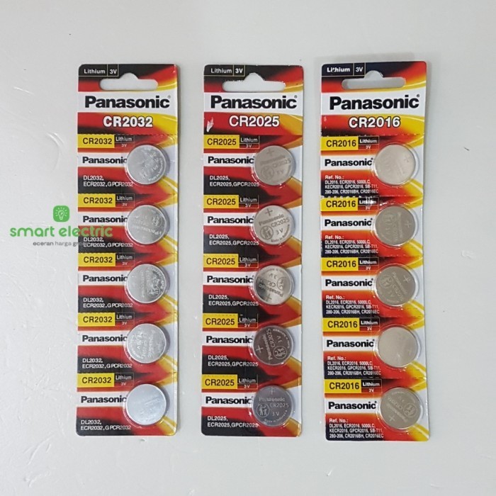 ((((()paling dicari] Baterai Panasonic CR2023 CR2025 CR2016 Batere Kancing Lithium 3v