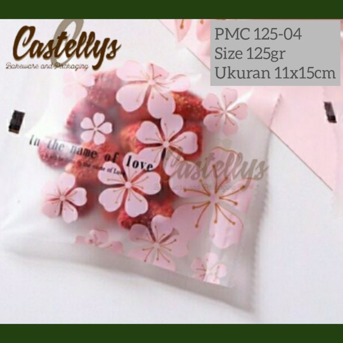 

] plastik mooncake 100gr & 125gr PMC 125-04 Motif Sakura