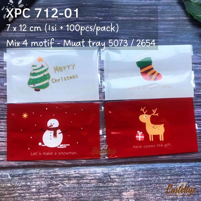 

*#*#*#] Plastik Cookies Natal XPC 712-01 Kue Kering Nastar Cookies Christmas