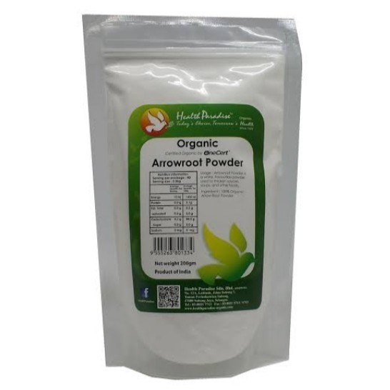

Organic Arrowroot Powder 200Gr 055