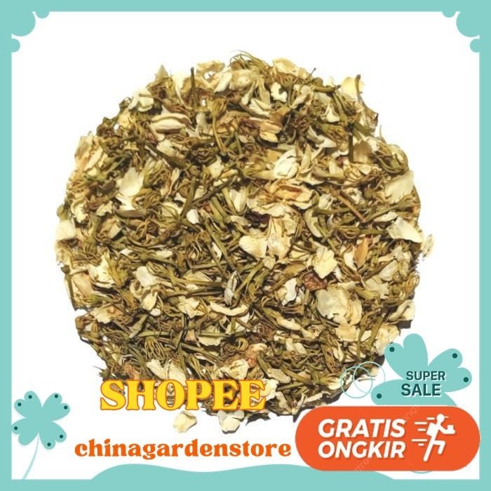 

(GRADE B) JASMINE FLOWER TEA FLAKES / TEH BUNGA MELATI SERPIH 50 GRAM BEST PRODUCT