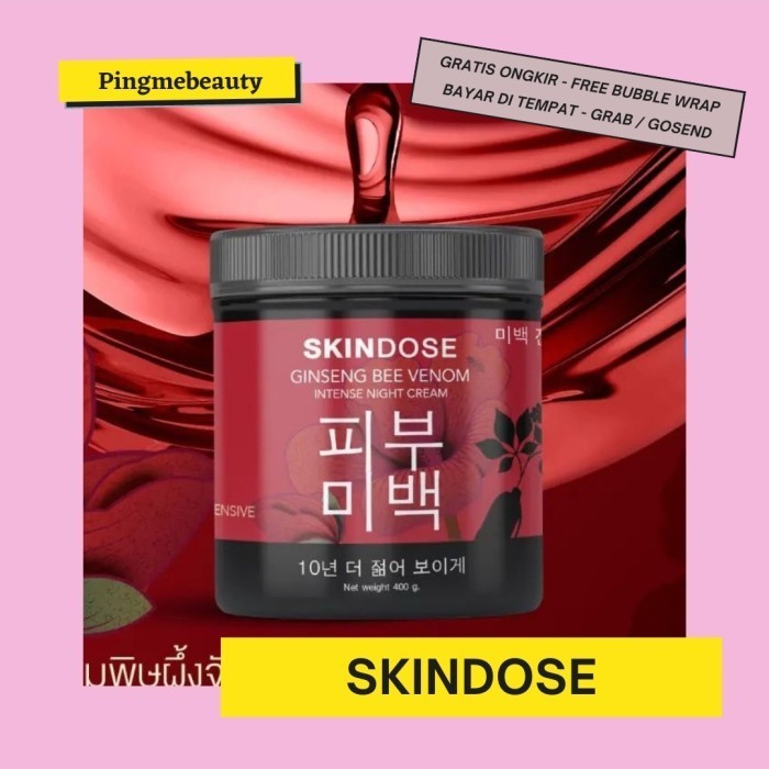 

Skindose Gingseng Bee Venom Whitening Body Cream Body Lotion 400Gr