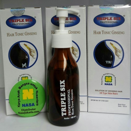 

Triple Six Hair Tonic Gingseng Cegah Kerontokan/Cegah Kebotakan