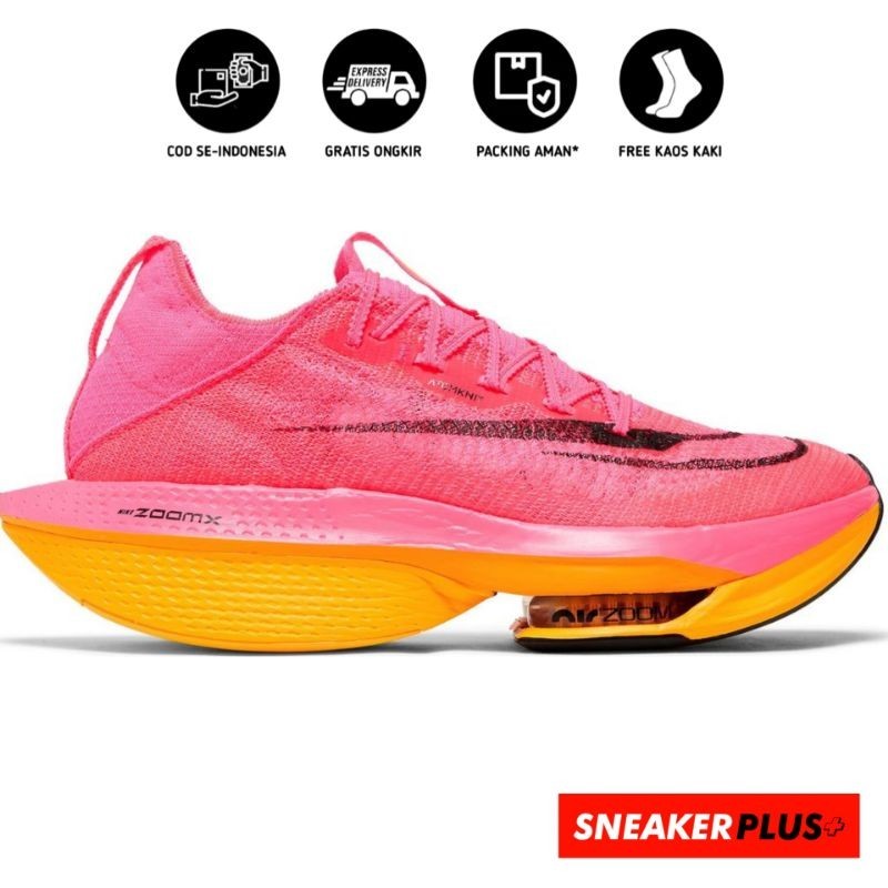 SEPATU LARI AIR ZOOM ALPHAFLY NEXT% 2 HYPER PINK