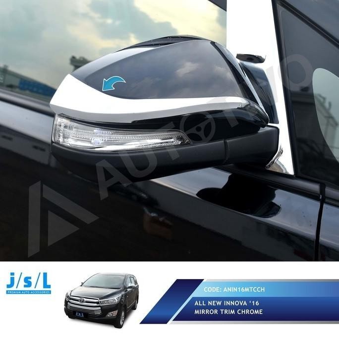 New terlaris Aksesoris Innova Reborn JSL List Spion Mirror Trim Chrome