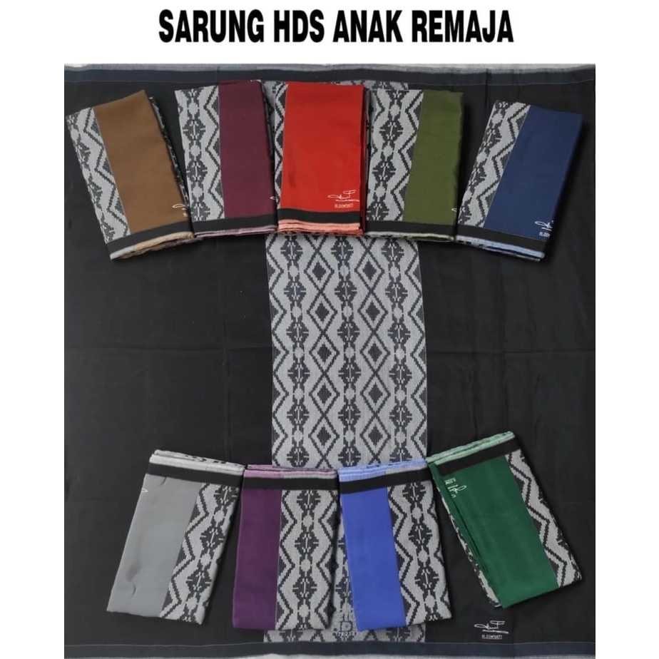 SARUNG PREMIUM TETRIS ANAK SARUNG POLOS HDS ANAK REMAJA USIA 11 TAHUN SAMPAI 17 TAHUN TERLBAIK