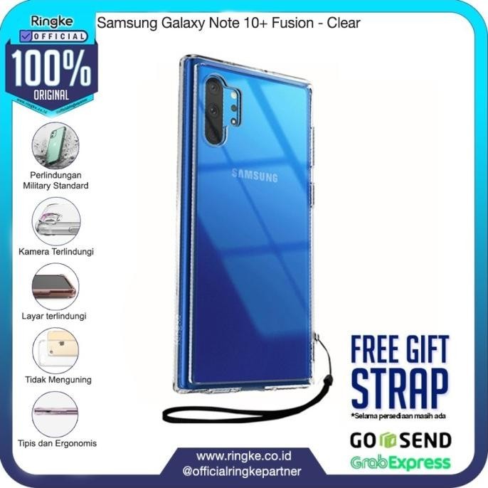 Original Rearth Ringke Galaxy Note 10 Plus 10+ Fusion - Clear