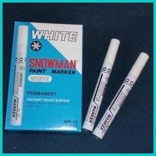 

Spidol Permanen Pain Marker White Snowman 16novz3 sparepart