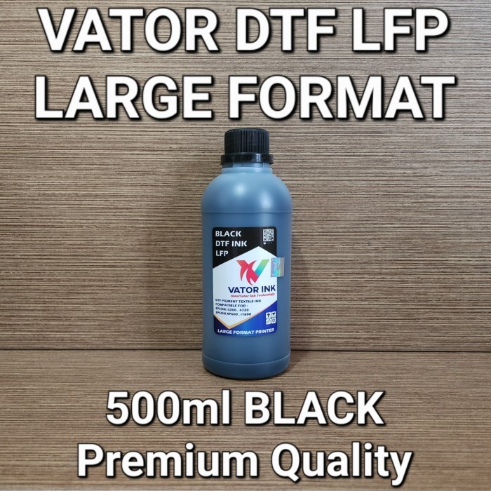 

Ready TINTA DTF VATOR DTF LFP Large Format Printer 500ml Hasil Warna Pekat