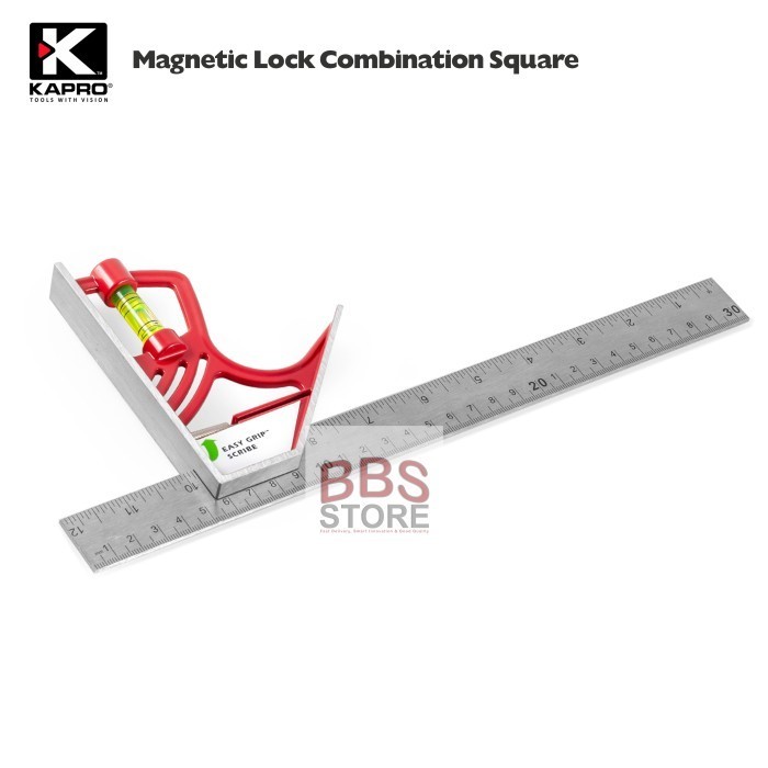 

Ready Penggaris Magnetic Lock Combination Square 325 KAPRO