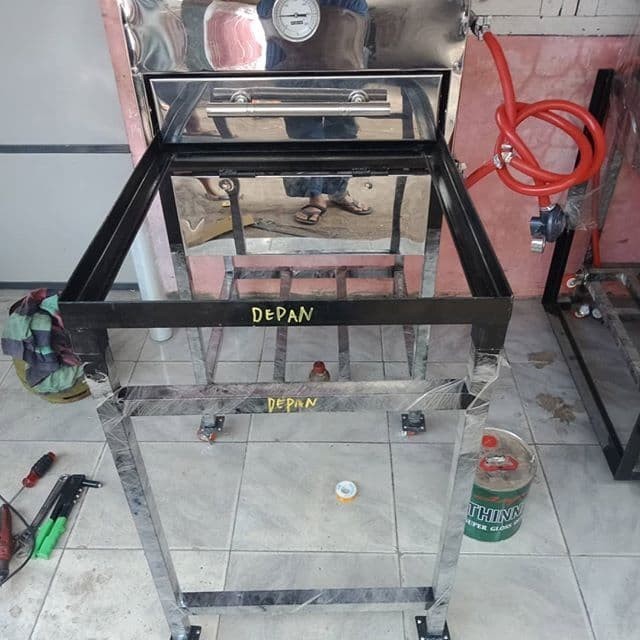 OVEN GAS LAPIS LEGIT STAINLESS 2 API 60X60 STANDAR