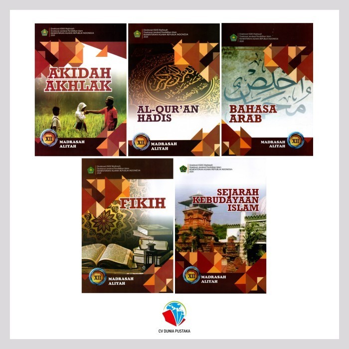 Buku Kemenag Fikih, Ski, Akidah Akhlak, Qurdis, Arab Kelas 12 Sma/Ma