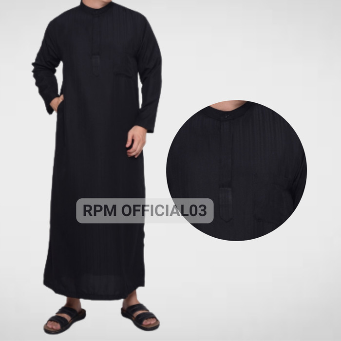 Jubah Original Gamis Pria Baju Muslim Remaja Laki Terlaris Putih Polos