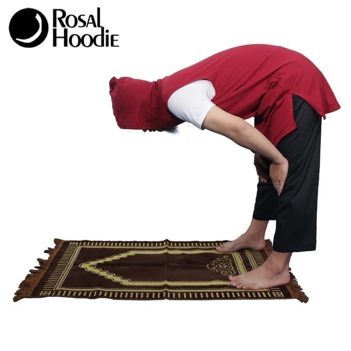 Rosal Hoodie - Pakaian Baju Gamis Jubah Rompi Shalat Muslim Pria