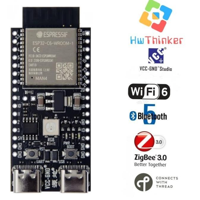 YD-ESP32-C6 core board ESP32-C6-DevKitC-1 WIFI6 BLE Zigbee