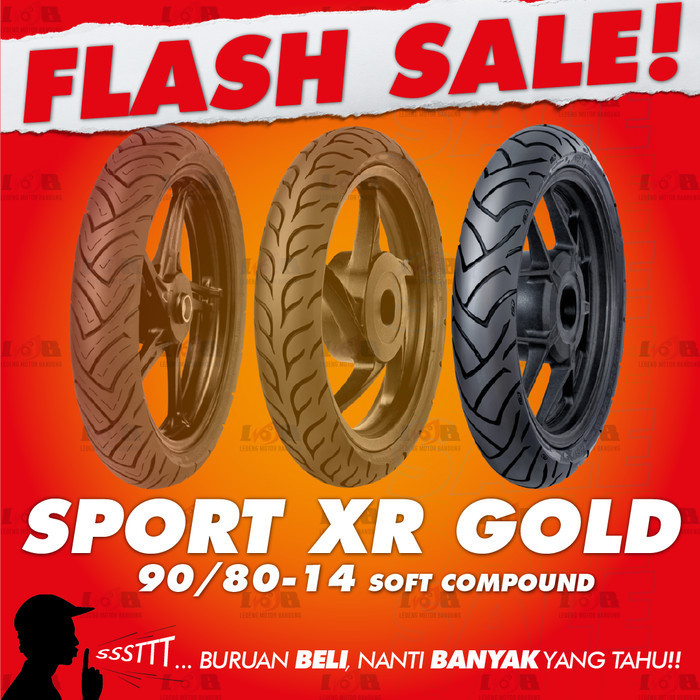 Ban Luar Fdr 90/80-14 Sport Xr Soft Compound Racing Balap