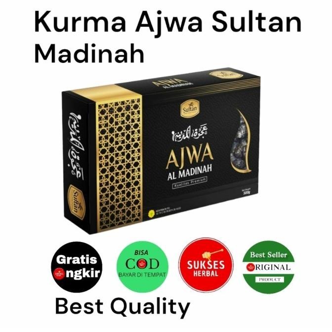 

Kurma Ajwa Sultan 500G Al Madinah Grade -A