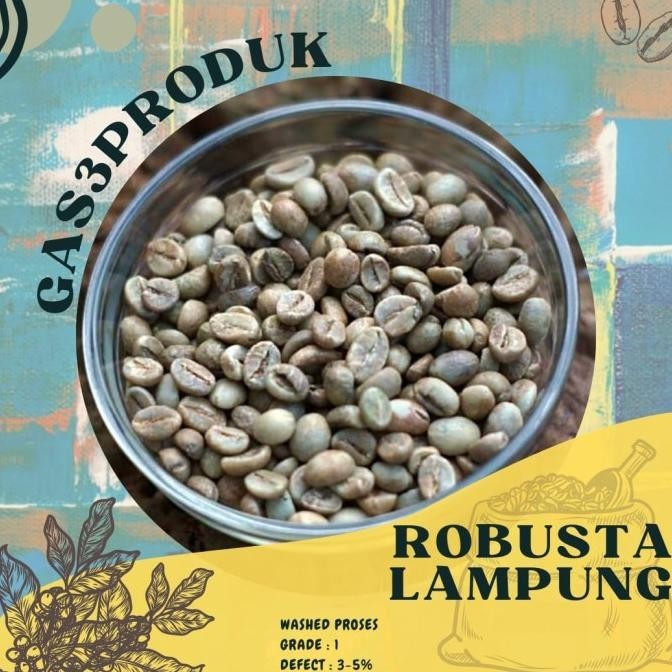 

Green Bean / Biji kopi Robusta Lampung grade 1/greenbean KOPI LAMPUNG