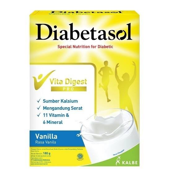 Promo Harga Diabetasol Special Nutrition for Diabetic Vanilla 180 gr - Shopee