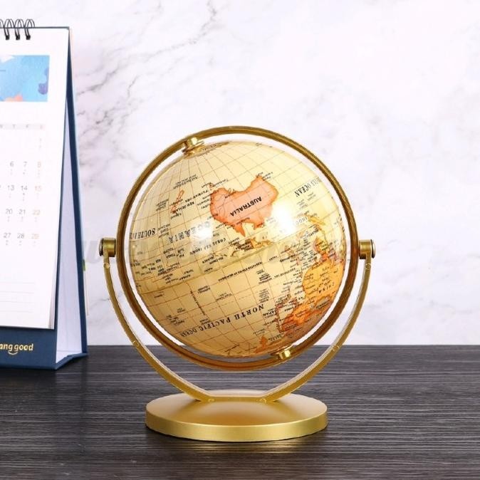 Globe Bola Peta Dunia Colombus Masa Penjelajahan Bumi Gaya Vintage