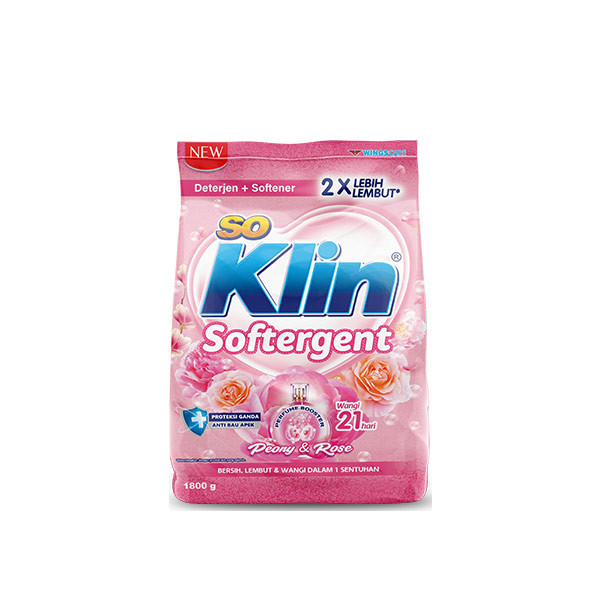 Promo Harga So Klin Softergent Rossy Pink 1800 gr - Shopee