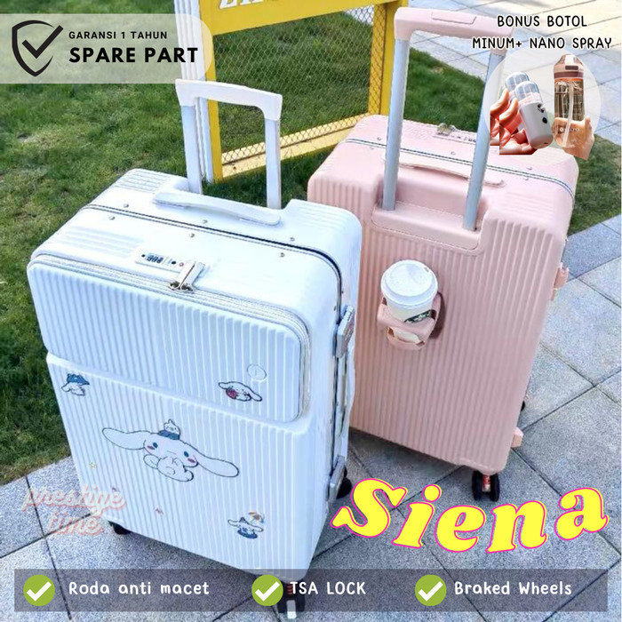 Koper Kabin Cabin Bagasi Laptop 20 Inch Siena Series Luggage Suitcase