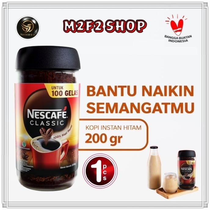 

Kopi Nescafe Classic Jar Lampung Robusta Blend - 200 gr (Harga Satuan)