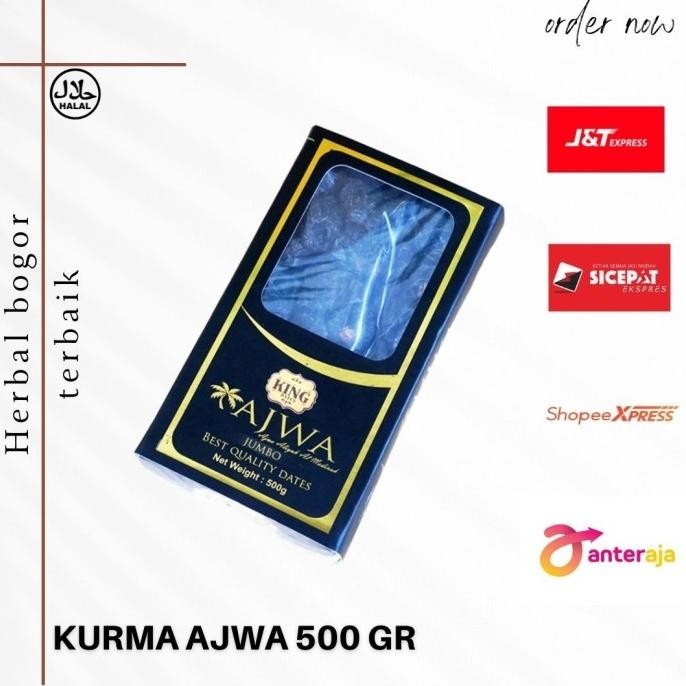 

Kurma Ajwa Jumbo 500Gr - King Dates Ajwa Jumbo - Kurma Ajwa Syifa