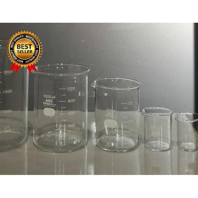 xie BEAKER GLASS IWAKI PYREX 500ML, ALAT LABORATORIUM