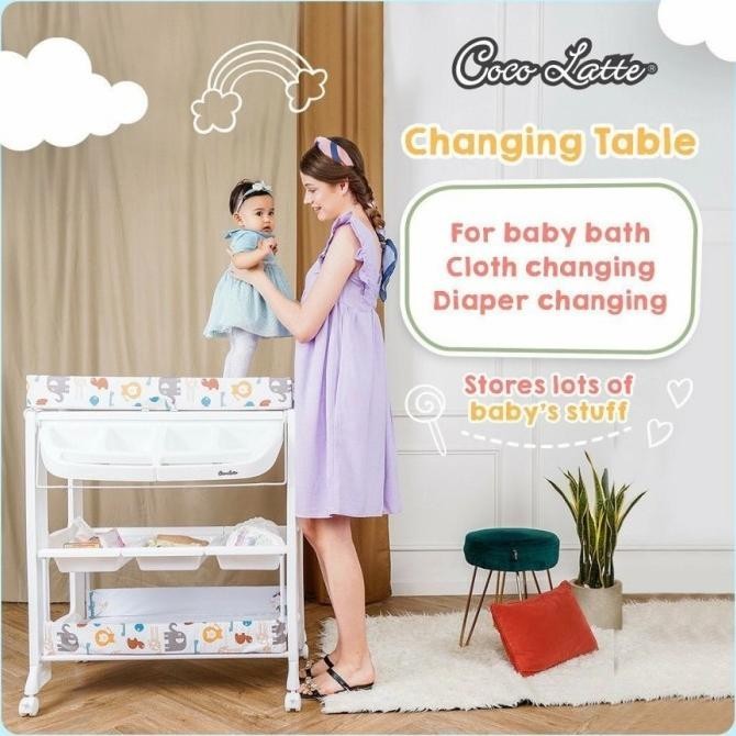 Baby Tafel Cocolatte / Changing Table / Meja Mandi Bayi
