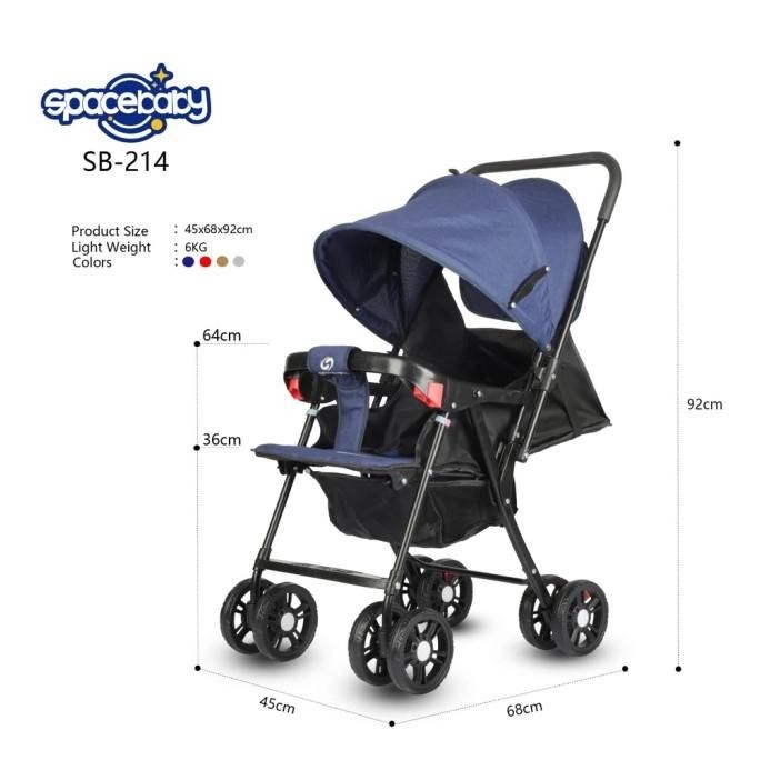 Baby Stroller Spacebaby Sb-6055