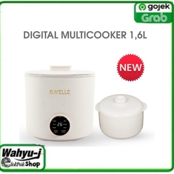 New Sale Ravelle Multi Cooker 1,6L Panci Listrik Dengan Low Watt Limited Edition