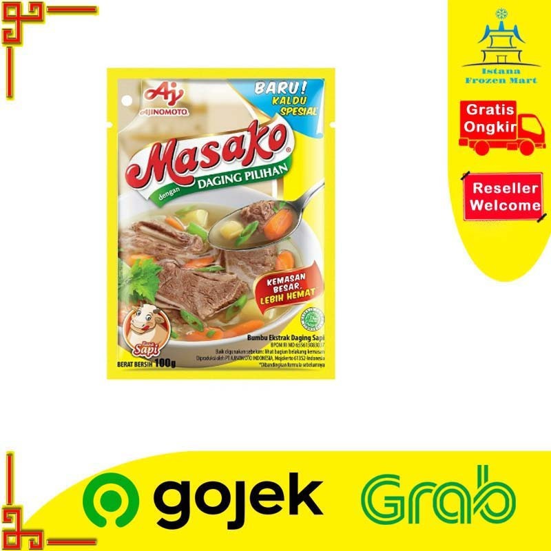 

Masako Sapi AJINOMOTO Bumbu Penyedap Rasa 100 GR