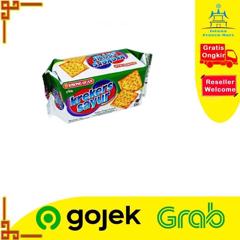 

Krekers Sayur KHONG GUAN Vegetable Crackers 135 GR