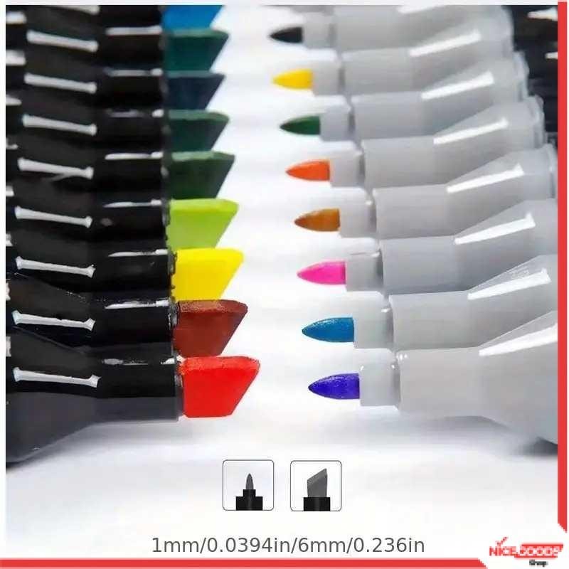 

Touch Spidol Dual Side Fine Art Brush Art Marker Set 120 Warna