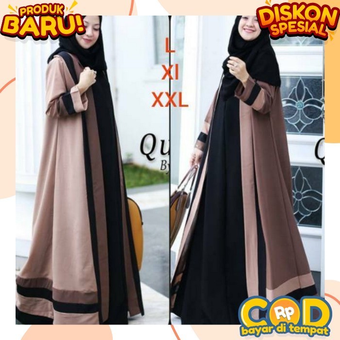 Gamis Wanita Terbaru2024 Viral Games Dewasa 2024 Pakaian Syari Set Gamiis Long Tunik Keki Aghnia Max
