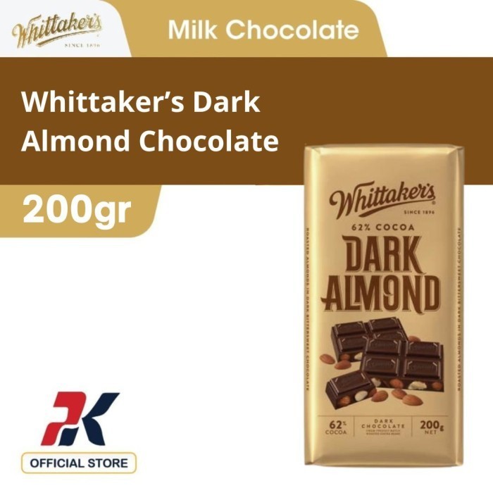 

Whittakers Dark Almond Chocolate 200gr