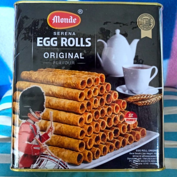 

MONDE Serena Egg Roll Original 600 gr - Cookies Kaleng 600g