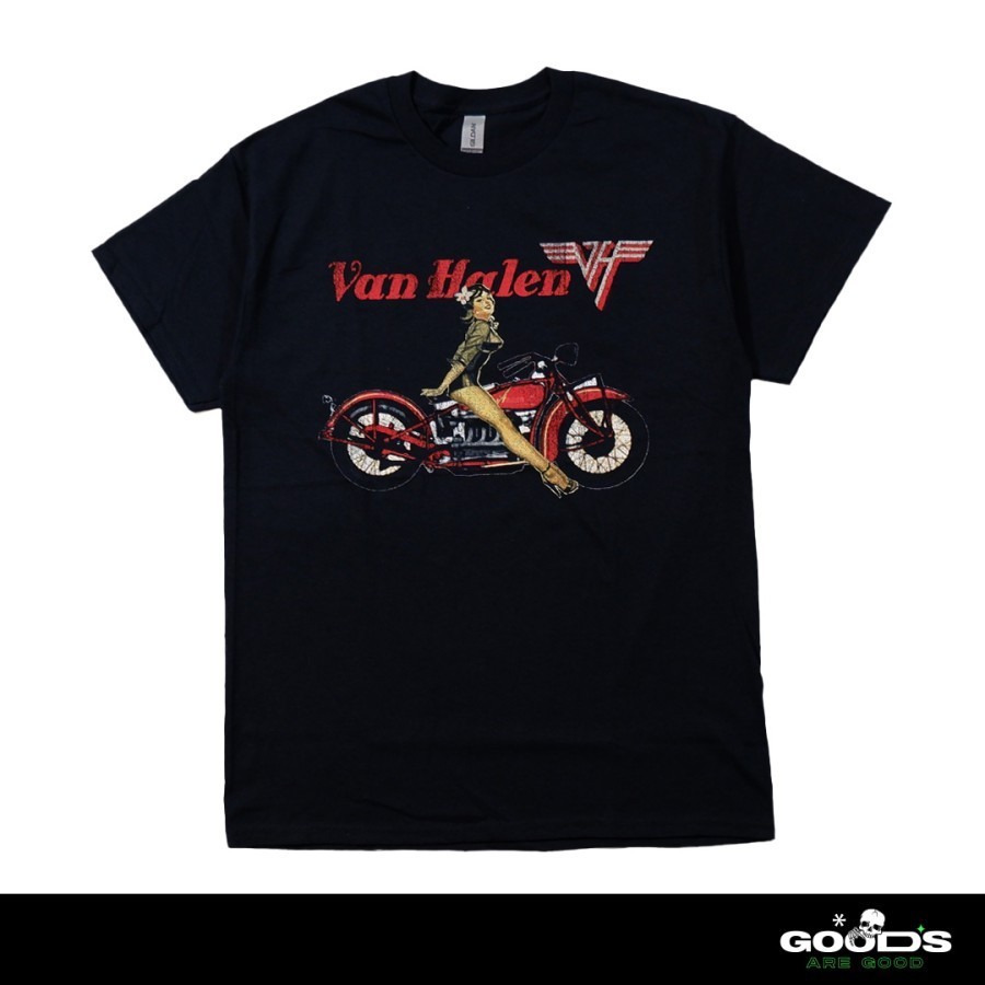 OFFICIAL VAN HALEN - PIN UP MOTORCYCLE - XL