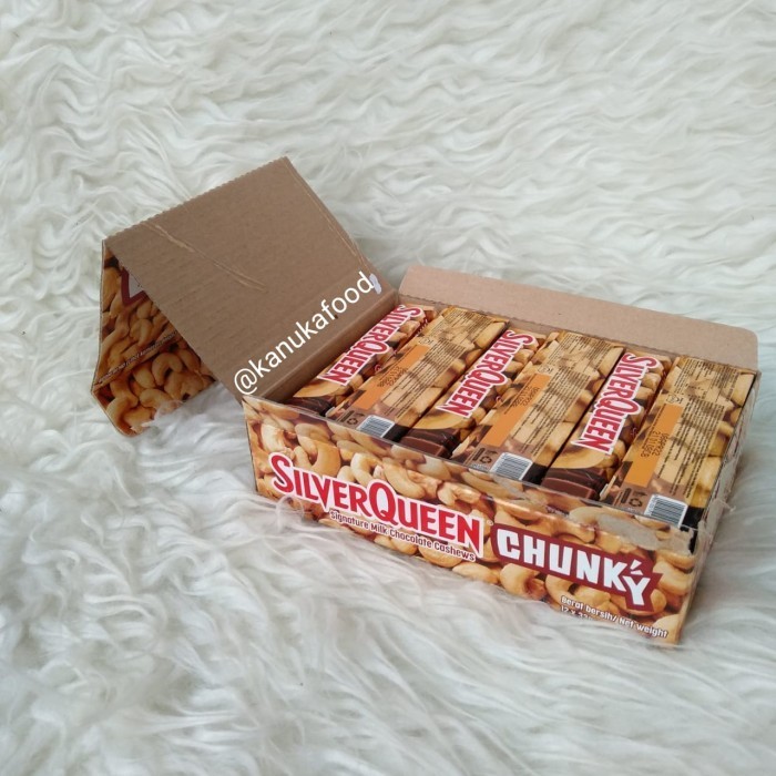 

Coklat Original Silverqueen Chunkybar 33gr / Chungkybar Kotak Murah