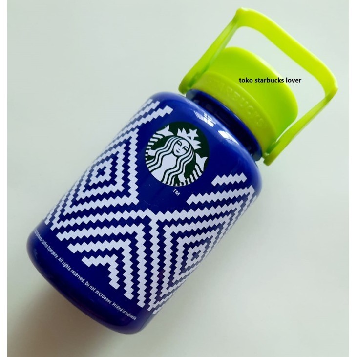 Starbucks Reusable Plastic Water Bottle 1L Tenun 2023
