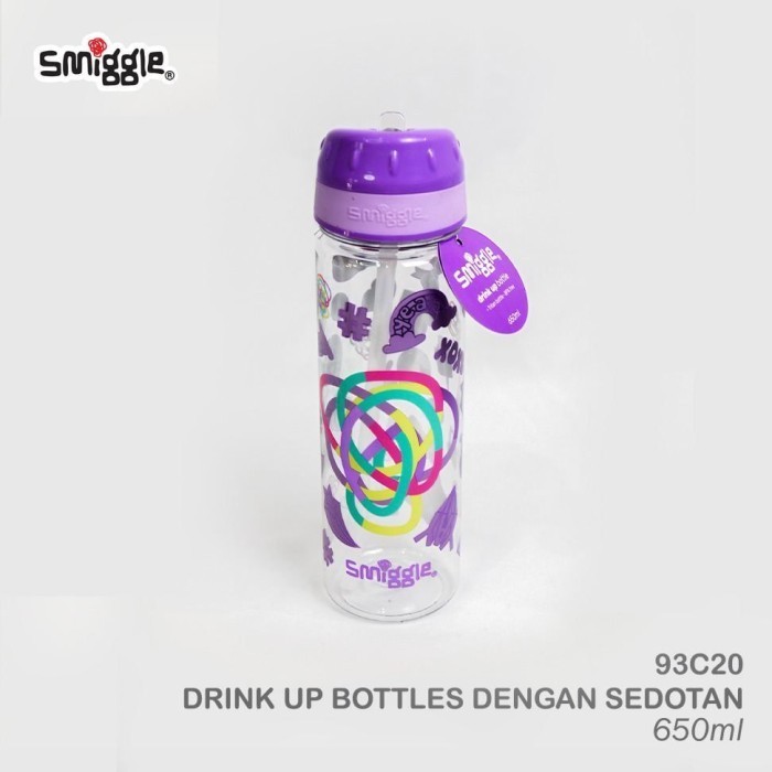 Botol Minum Smiggle 650Ml Dino Astronot Space Spaceship