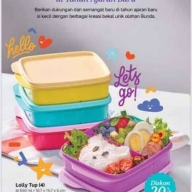 Tupperware Kotak Makan Lolly Tup (4Pcs)