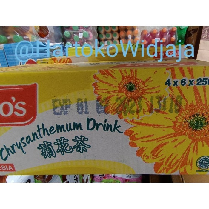 

YEOS CHRYSANTHEMUM / TEH KEMBANG KOTAK DUS 24 X 250 ML / TEH BUNGA